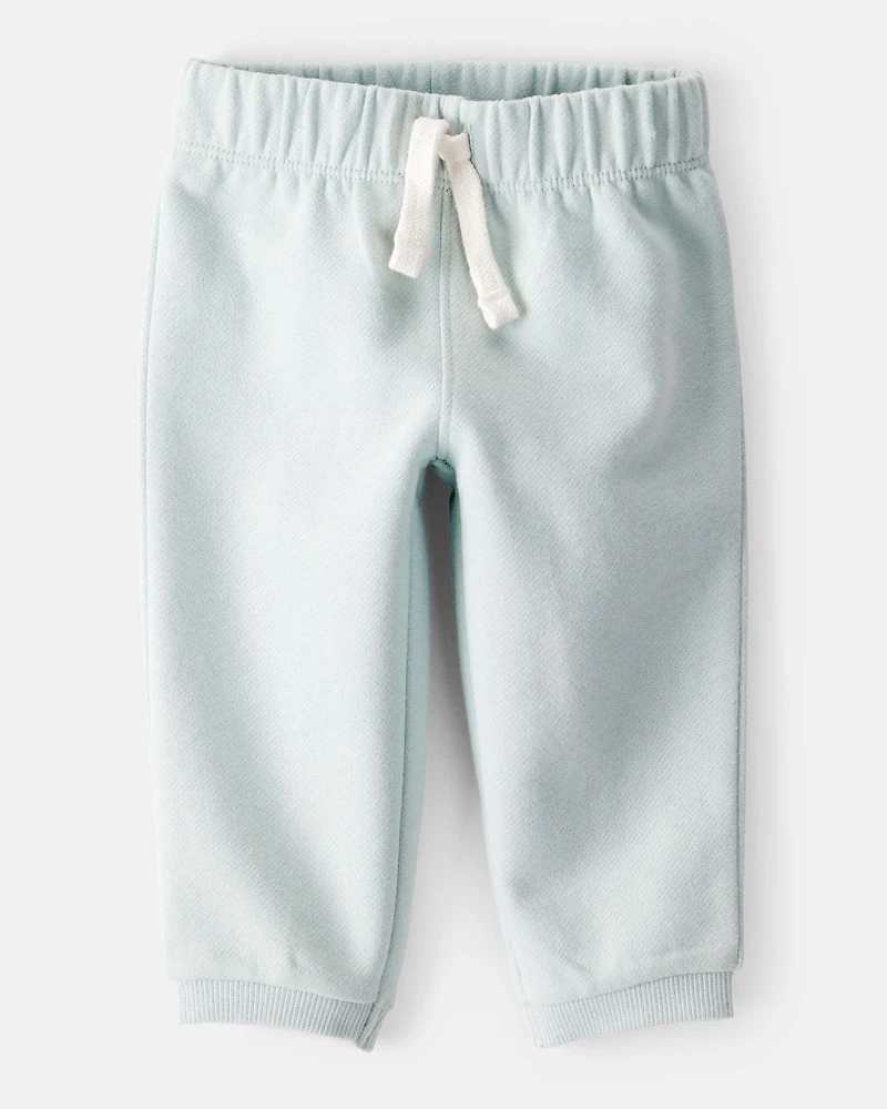 Baby Boy 2-Piece Dog Print Bodysuit & Daydream Fleece Pants Set - Ivory/Blue