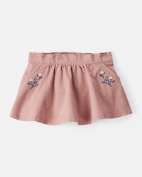 Baby Girl Corduroy Skirt - Pink