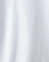 Boys Uniform Piqué Long-Sleeve Polo Shirt - White