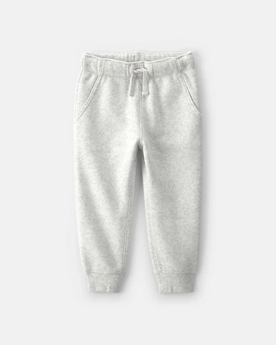 Toddler Boy Fleece Joggers - Grey