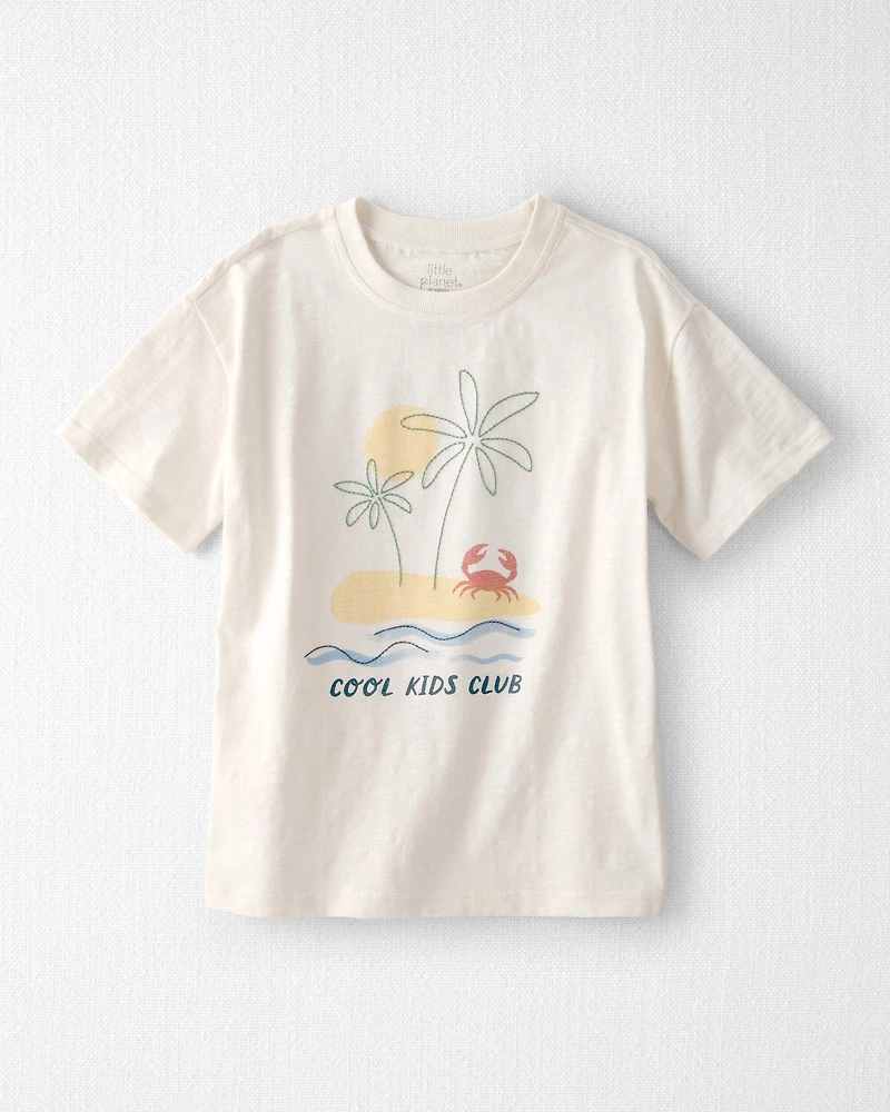 Kids Organic Cotton 'Cool Kids Club' Tee