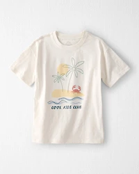 Kids Organic Cotton 'Cool Kids Club' Tee