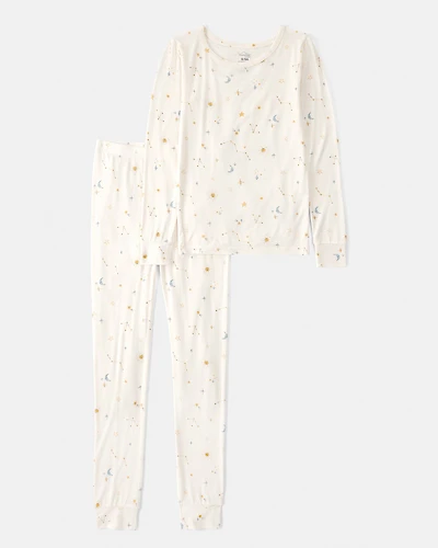 Kid Constellation PurelySoft 2-Piece Pajama Set - Cream