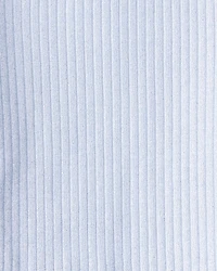 Baby Girl Shimmer Rib Mock Neck Top - Blue