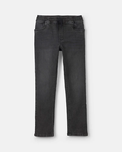 Boys Tapered Denim Jeans - Black
