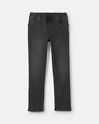 Boys Tapered Denim Jeans - Black