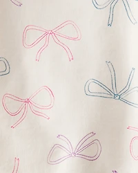 Baby 3-Piece Bow Print Little Pullover Set - Pink/Ivory