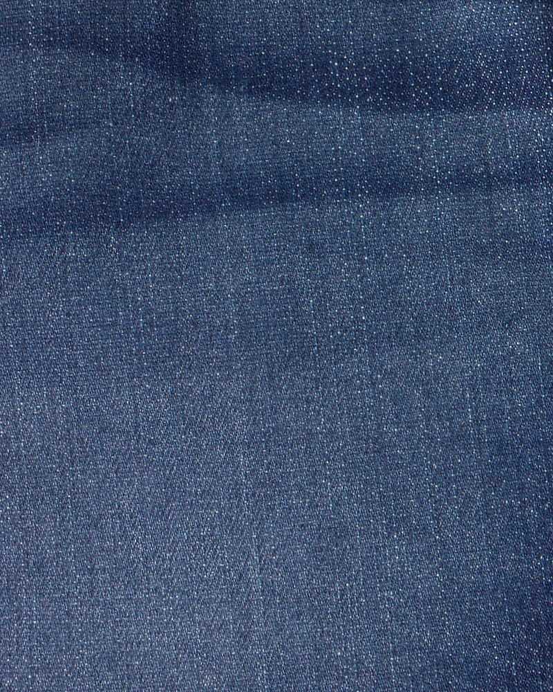 Toddler Girl Denim Skirt - Dark Wash