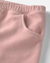 Toddler Girl 2-Piece Recycled Microfleece Top & Pant Set