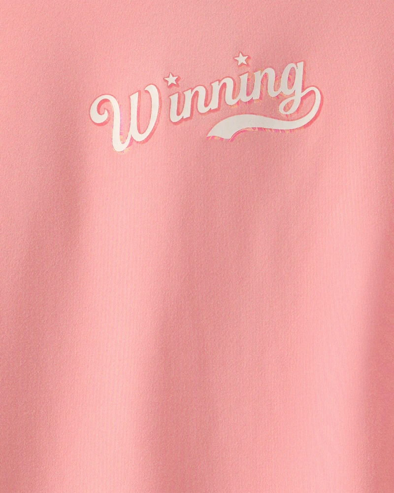 Girls 'Winning' Active Top - Orange