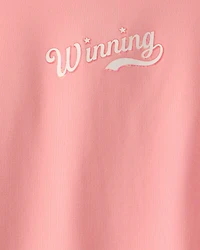 Girls 'Winning' Active Top - Orange