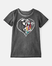 Girls Disney© The Nightmare Before Christmas Halloween Tee - Black