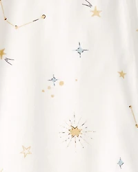 Baby Constellation 2-Way Zip PurelySoft Sleep & Play Pajama - Cream