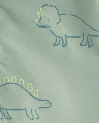 Baby Boy Dinosaur Raincoat - Green