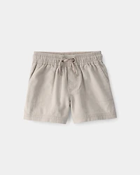 Baby Boy 2-Piece Striped T-Shirt & Shorts Set - Red/Khaki