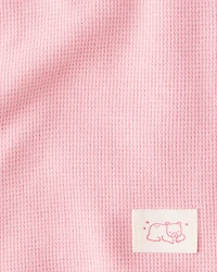 Baby Girl 2-Pack Waffle Knit Blankets - Pink