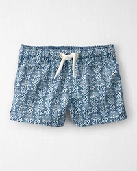 Baby Boy Recycled Swim Trunks in Bloom Lagoon