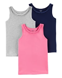 Kid 3-Pack Cami Tanks