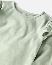 Girls 3-Pack Organic Cotton Ribbed Tees