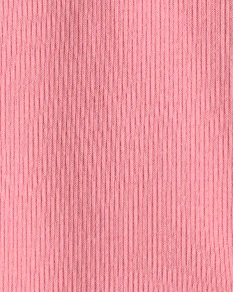 Baby Girl 5-Piece Organic Cotton Bodysuits & Leggings Set