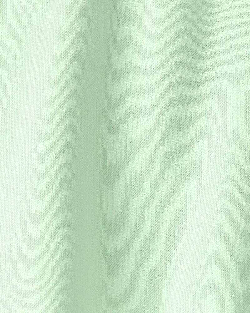 Girls French Terry Shorts - Green