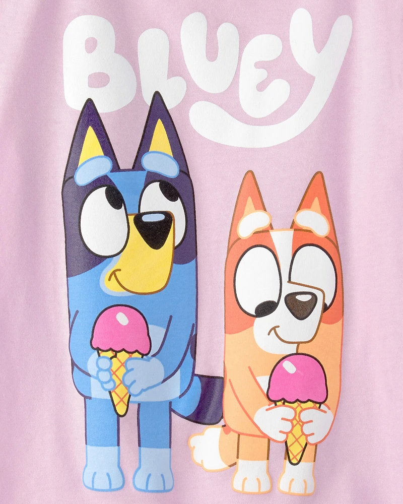 Toddler Girl Bluey Graphic Tee - Pink