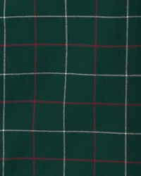 Boys Plaid Long-Sleeve Button-Down Shirt - Green