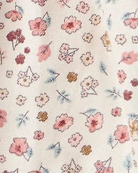 Baby Girl 3-Piece Cotton Tee & Pant Set - Pink