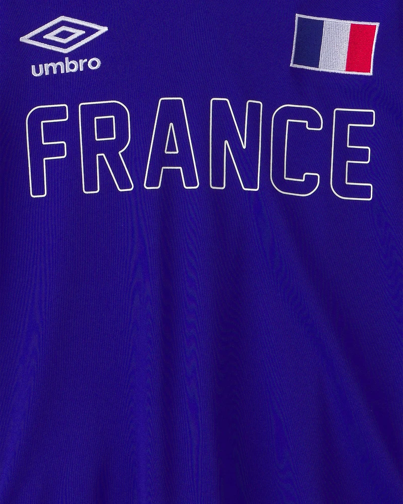 Kid Umbro France Soccer Jersey - Blue