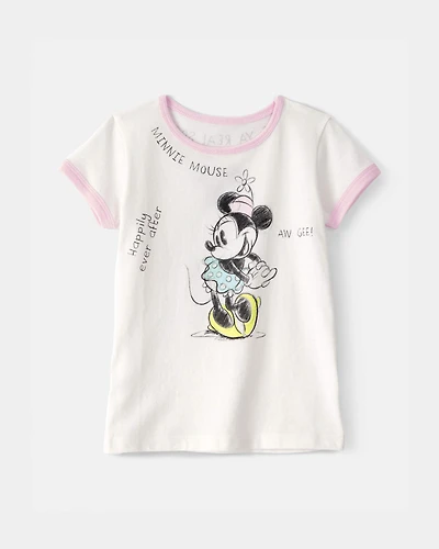 Toddler Girl Disney© Minnie Mouse Graphic Tee - White