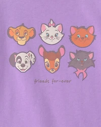 Girls Toddler Girl Disney© Animals Graphic Tee - Purple