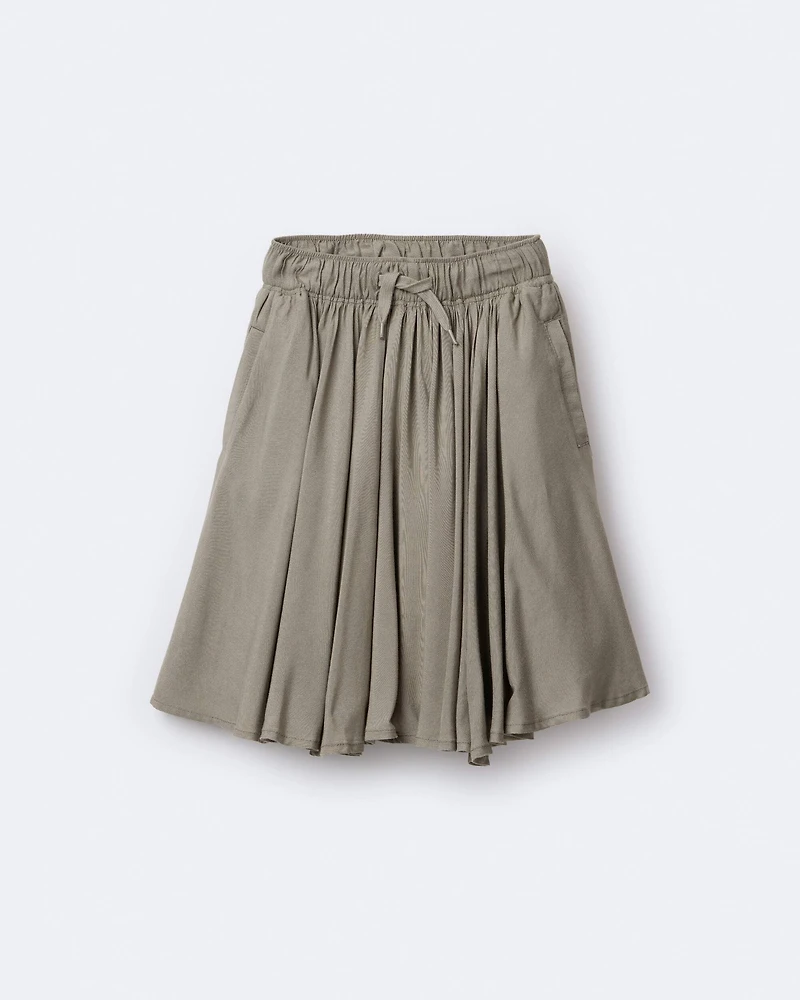 Toddler Girl Avenue Twirl™ Midi Skirt - Olive