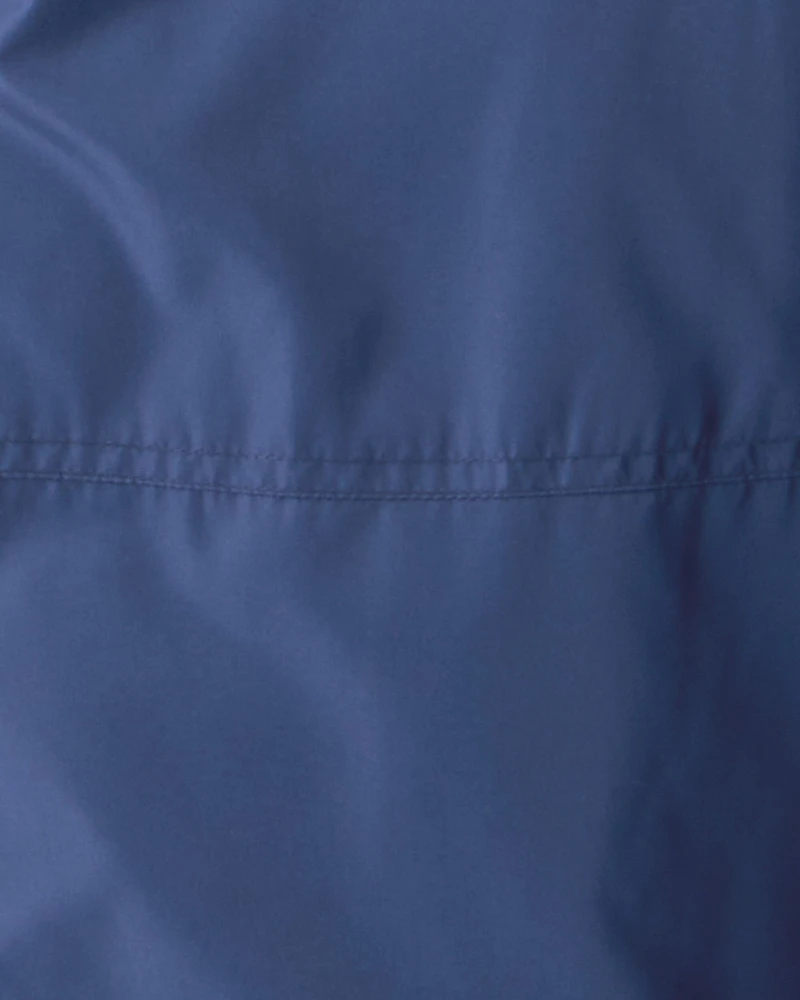 Boys 2-Piece Hooded Snowsuit Jacket & Bib Set - Navy