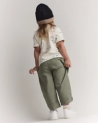 Toddler Girl Bailey Barrel Pant - Olive