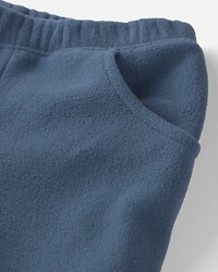 Baby Boy 2-Piece Recycled Microfleece Top & Pant Set