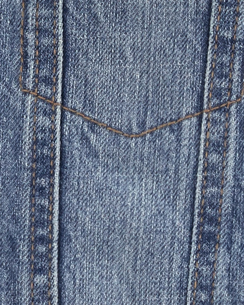 Girls Denim Jacket - Medium Wash