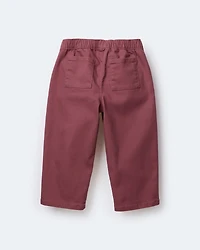 Toddler Barrel Pant - Burgundy