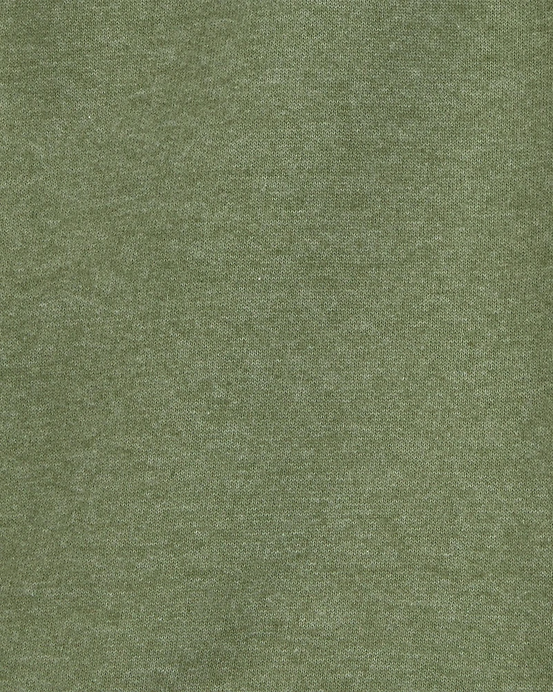 Boys Pull-On French Terry Shorts - Green