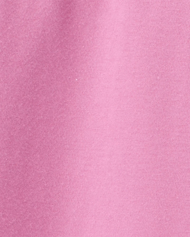 Girls Solid Cotton Flare Stretch Leggings