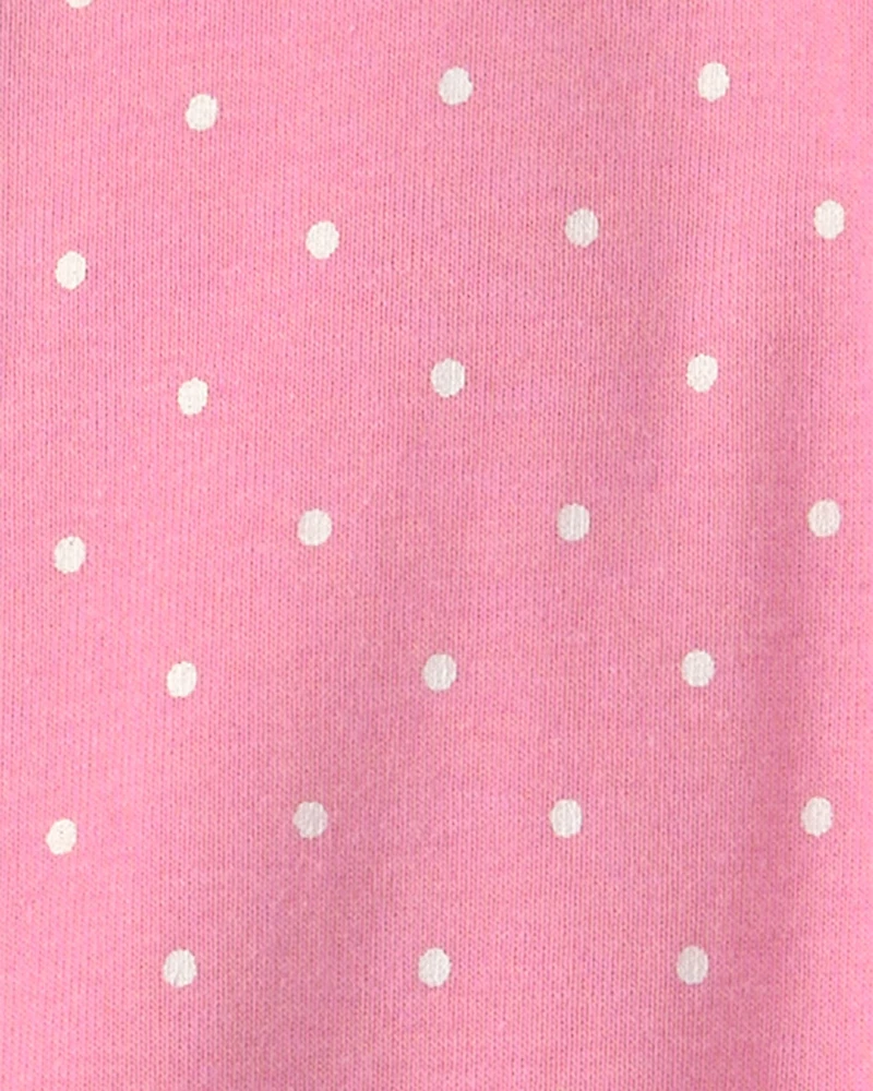 Toddler Girl 2-Pack Strawberry Floral Snug Fit 1-Piece Pajama - Pink