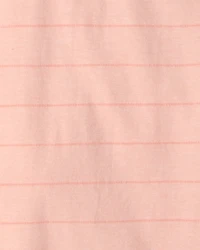 Boys Striped Henley T-Shirt - Orange