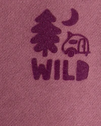 Baby Boy 2-Piece Camping Fleece Sweatshirt & Pant Set - Maroon/Blue