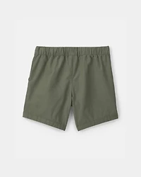 Toddler Boy Canvas Shorts - Green