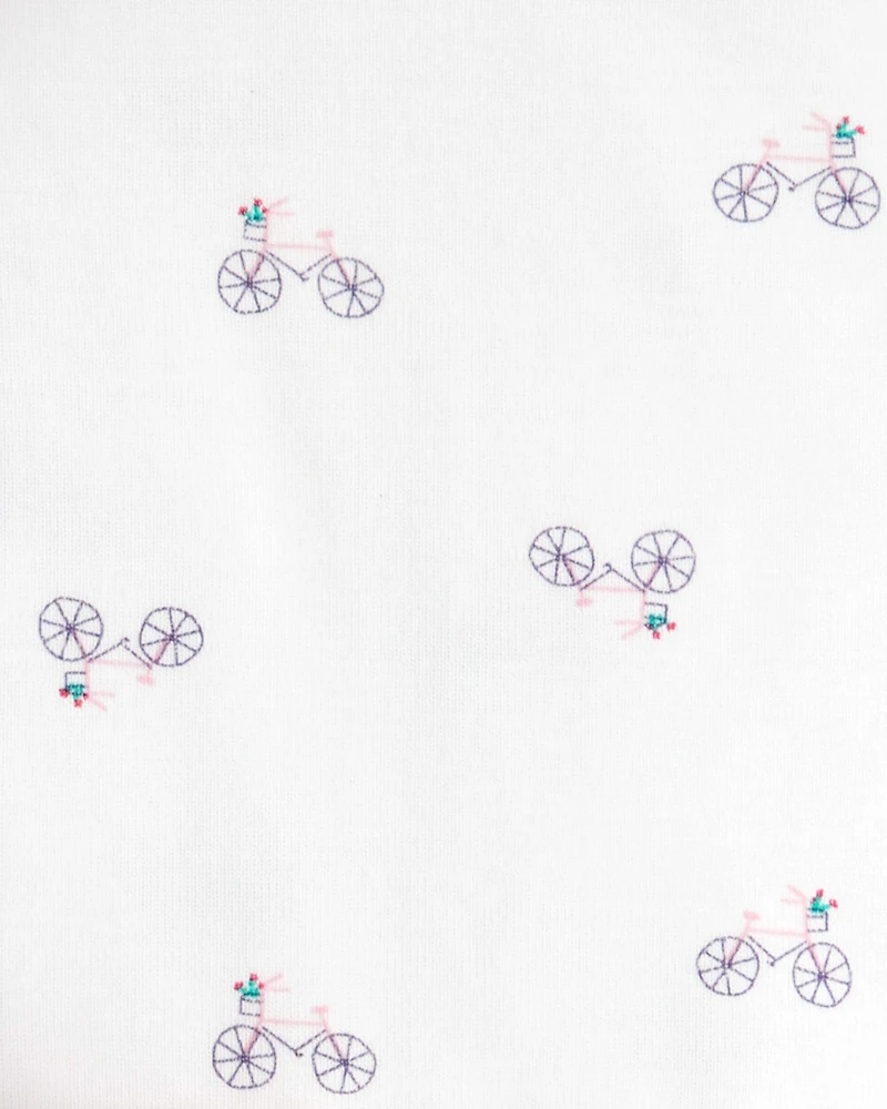 Baby Girl 3-Piece Heart Vest Outfit Set - Pink