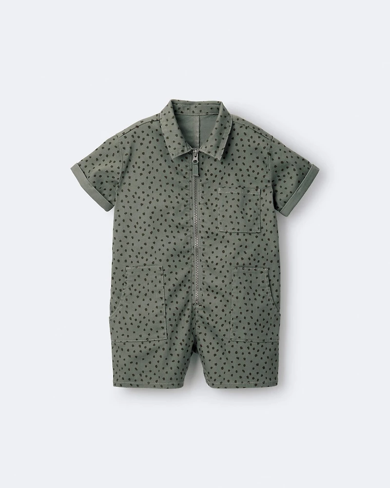 Toddler Day Out™ Romper - Olive