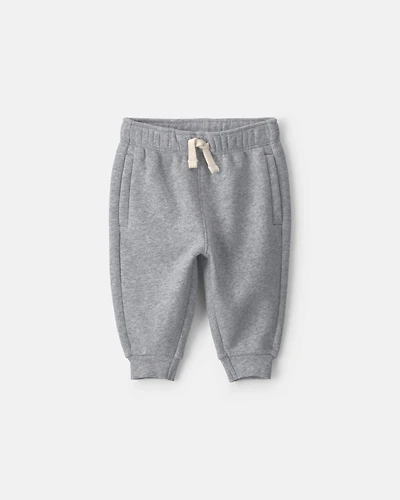 Baby Boy Fleece Pants - Grey