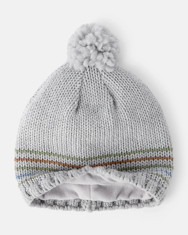 Toddler Boy Winter Hat - Grey