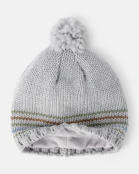 Toddler Boy Winter Hat - Grey