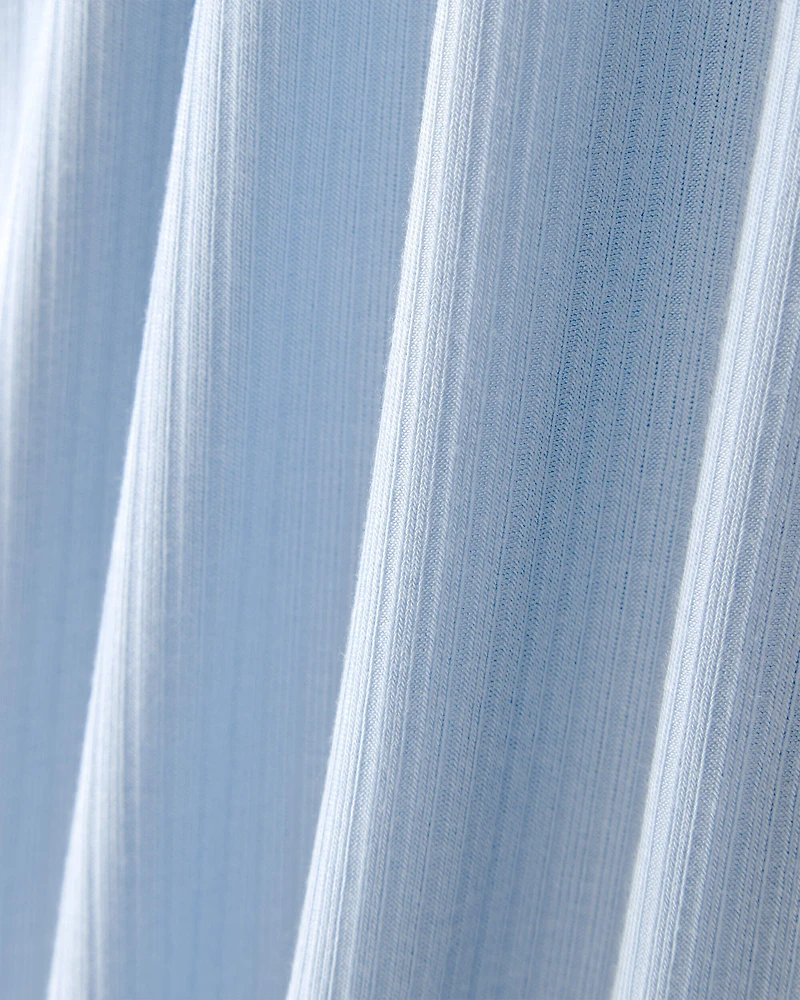 Baby PurelySoft 2-Way Zip 1-Piece Pajama - Blue