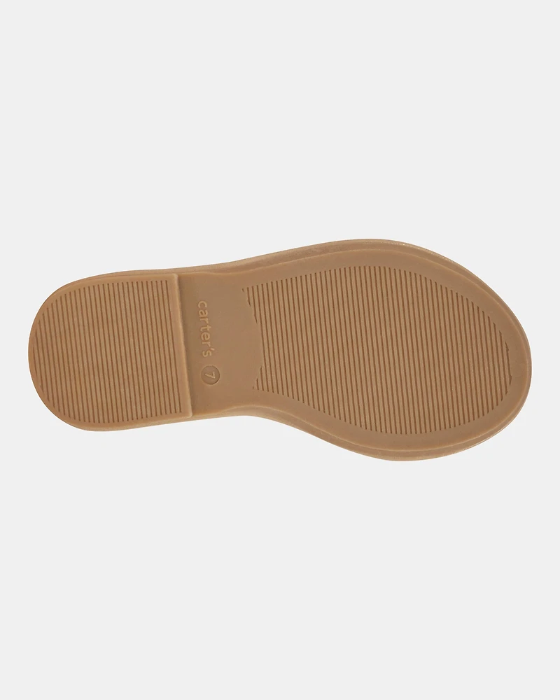 Toddler Strappy Sandals - White